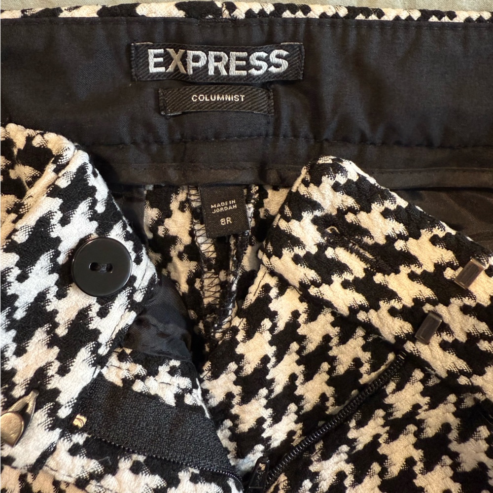 Express Columnist 8R houndstooth pants. - Picture 7 of 9